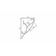 LED профіль LUMINES тип CONVA срібний анодований